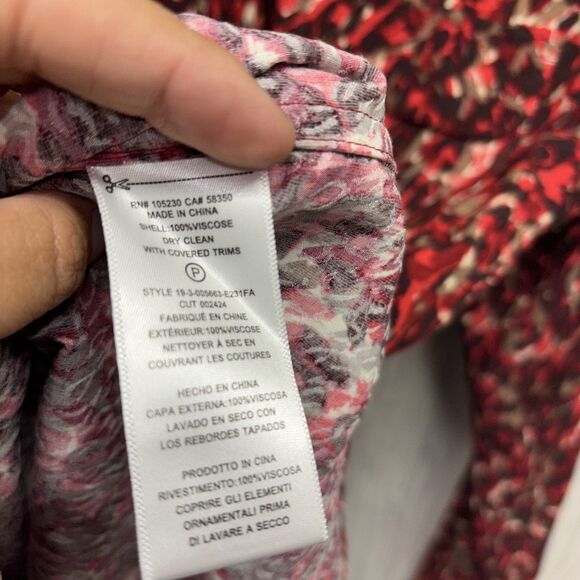 Womens Size L Equipment Signature Jacquard Shirt EUC - Picture 4 of 5